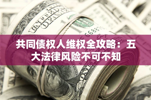 北京共同债权人维权全攻略：五大法律风险不可不知