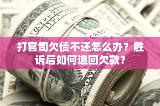 北京打官司欠债不还怎么办？胜诉后如何追回欠款？
