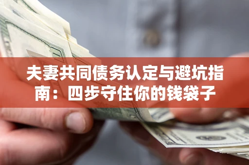 北京夫妻共同债务认定与避坑指南：四步守住你的钱袋子