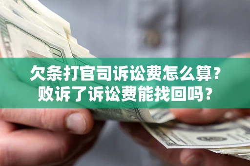 北京欠条打官司诉讼费怎么算？败诉了诉讼费能找回吗？