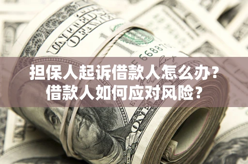 北京担保人起诉借款人怎么办？借款人如何应对风险？