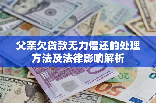 北京父亲欠贷款无力偿还的处理方法及法律影响解析