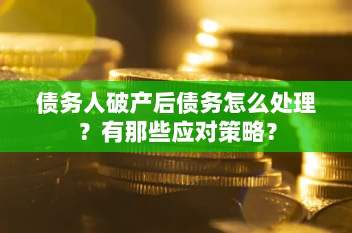 北京债务人破产后债务怎么处理？有那些应对策略？