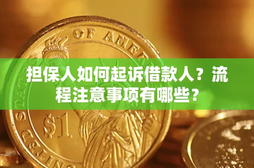 北京担保人如何起诉借款人？流程注意事项有哪些？